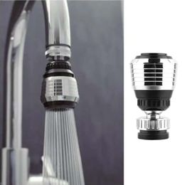 Degree Kitchen faucet Water bubbler360 Bubbler Swivel Head Saving Tap Faucet Aerator Connector Diffuser Nozzle Filter Mesh Adapter