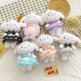 Anime Maid Lace Wholesale Dark Kuromi My Melody Plush Pendant Doll Kawaii Soft Stuffed Animals Plushie Birthday Gift Kids Toys ie