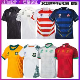 World Cup Zealand All Blacks Japan Australia Portugal Away Short Sleeved Rugby Jerseys