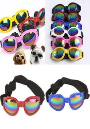 Dog Glasses Fashion Foldable Sunglasses Medium Large Dog Glasses Big Pet Waterproof Eyewear Protection Goggles UV Sunglasses WXG14535450