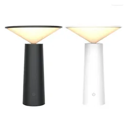Table Lamps Contact Switch LED Desk Lamp Eye Protection Reading Dimmable Night Light Bedside