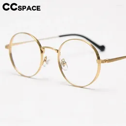 Sunglasses Frames 57356 Round Retro Titanium Spectacles Frame Men Women Top Quality Glasses Optical Prescription Eyeglass