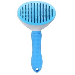 Self Cleaning Slicker Brush Dog Cat Hair Remover Brush Pet Grooming Shedding Deshedding Brush Pet Skin Friendly Massaging Care Combs Tool HW0257