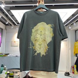 Real Photos Print Short Sleeved T Shirt High Quality Streetwear Tops Tee