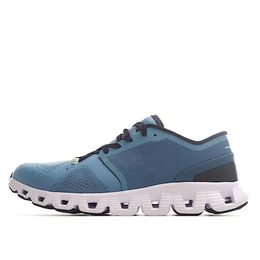 Fashion Designer Blue white splice casual Tennis shoes for men and women ventilate Cloud Shoes Running shoes Lightweight Slow shock Outdoor Sneakers dd0424A 36-46 4