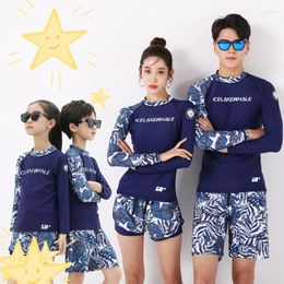 Women's Swimwear Rash Guards Men Women 2 Pieces Boy Girl Long Sleeve Shirt Shorts Black Couples Surfing Bathing Suits Rashguard Wetsuits