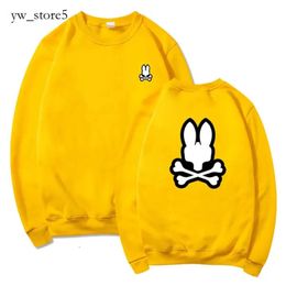 psychological bunny Fun Rabbit Printing Hoodies Cotton Bad Bunny Hooded Purple Hoodie Sweater Sports Sweatshirts Men Pullovers psyco bunny hoodie 9721