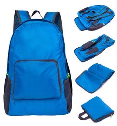 Foldable Travel Backpack Fashion Outdoor Portable Sport Bag Nylon Waterproof Bag Zipper Adjustable Hand Bag For Woman Men DBC VT043151356