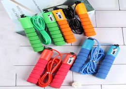 Skipping 4 Colours Counting Jump Rope Professional Training Speed Jump Ropes Plastic Portable Fitness Equipment Children Adult DS058413073