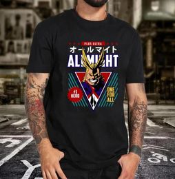 Men039s TShirts Anime My Hero Academia T Shirt All Might Manga Graphic Tops Japanese Tshirt Unisex Oneck Casual TeeMen0392324277