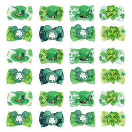 Dog Apparel Hair Bows Clovers Portable Comfortable Wear Colour Random For Po Shoots Grooming Accessories