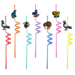 Drinking Sts Bird Themed Crazy Cartoon For Kids Pool Birthday Party Christmas Favors Goodie Gifts Girls Plastic Childrens Reusable St Otf7Z