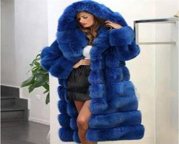 faux mink new fashion winter Hooded long section of thick warm fur coat women039s leisure PL019 2012116928179