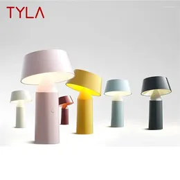 Table Lamps TYLA Modern Lamp Creative LED Cordless Decorative For Home Rechargeable Desk Light