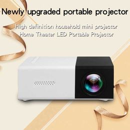 Projectors YG300 plug-in handheld projector outdoor multimedia home Theatre compatible with HD/USB/TF/ suitable for home entertainment J240509