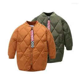 Down Coat Kids Winter Clothes Baby Boy Jacket Thick Warm For Girl Casual Zipper Toddler Cotton