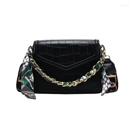 Bag 2024 Fashion Women PU Leather Handbag Female Soft Stone Pattern Purses Travel Shopping Chain Shoulder Bags