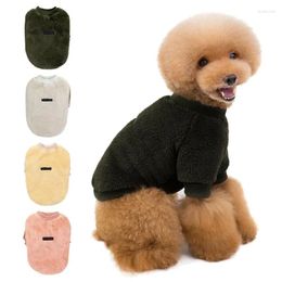 Dog Apparel Winter Warm Clothes Fleece Pet Puppy Coat Jacket Breathable Vest Cute Clothing Costume For Small Dogs Cats Chihuahua