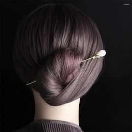 Hair Clips Girl Gift Style Tool Vintage Hanfu Ornament Alloy Fork Women Stick Chinese Clasp Hairpin