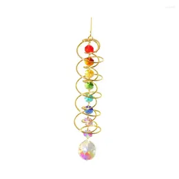 Decorative Figurines Crystal Sun Catcher Rainbow Maker Pendant Colourful Beads Prisms For Living Room Bedroom Chandeliers