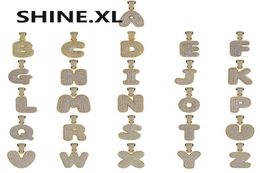 New Fashion 18K Gold Plated Custom Name Letters ICED OUT Pendant Necklace with Rope Chain Personalised for Men7832010