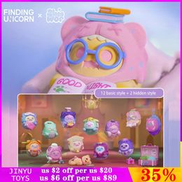 Origina Finding Unicorn Sweet Dream el Series ShinWoo Ghost Bear Blind Box Toys Action Figure Kawaii Model Girl Birthday Gift 240506