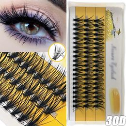Natural 20D30D mink eyelashes Soft 3D False Professional makeup eyelash tool Free delivery in Russia 240423