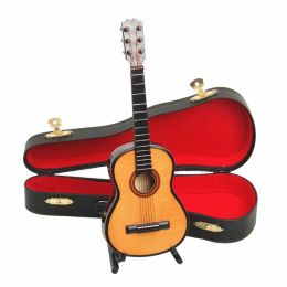 Guitar 2023Mini8CM classical guitar model decoration mini musical instrument model guitar box doll home decoration props