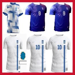 24 25 Greece soccer jerseys Home 2024 Patches 2025 White football shirts national team FORTOUNIS GIAKOUMAKIS MAVROPANOS TSIMIKAS Fan Men's Uniform