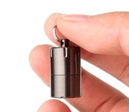 Mini Kerosene Lighter Camp Kitchen Tools Capsule Portable Metal EDC Gear Waterproof Tiny Peanut Lighter Keychain Fire Starter 20228880299