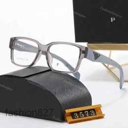 Reading glasses designer Polarised sunglasses men Anti-blue light transparent lens triangle badge frame colorblock daily glasses unisex rectangular goggles AZ56