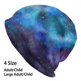 Berets Cool Colourful Galaxy Cloth Face Mask Beanies Knit Hat Funny Masks Adorable Cute For Women Girls