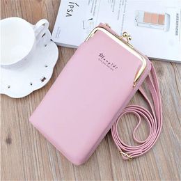 Shoulder Bags Women's Small Bag Mobile Phone Messenger Fashion Multi-Card Position Soft Leather Women Wallet Coin Purse