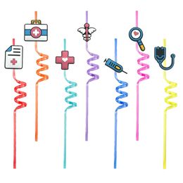 Novelty Items Medical 2 Themed Crazy Cartoon Sts Drinking For Kids Pool Birthday Party Decorations Summer Plastic Childrens Favours Chr Otwdq