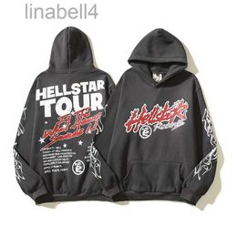 Designer Hoodie hellstarde Men Pullover Spiderweb Star Flash Long Sleeve Street Hip-hop Sweatshirts Blue Red Grey Black White Yoga VIntage Hoodios BIP8