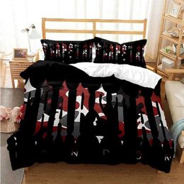 Bedding sets Trapstar London Fashion Digital Printing Bedding Supplies Down Duvet Cover Comfortable Bedding Supplies Single Double Bed All Queen Childrens Girls B