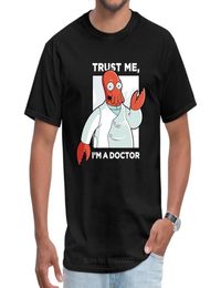 Funny Men s T shirts Doctor Zoidberg Who Unique T Shirt Special 100 Cotton Fabric Tshirt Trust Me I m A Cthulhu Tees 2207055791955
