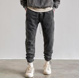 Blank Sweatpants Vintage Grey Casual Long Sweat Pants Joggers Trousers Men Women Hip Hop Streetwear MG2101151640441