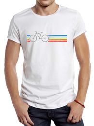 Men's T-Shirts THUB Mountain Bike Retro Printed Men T Shirt Graphic Vintage MTB Bicycle Sport Cloth Biking Lover Tops Hipster T Y240509