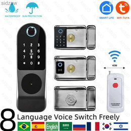 Smart Lock WIFI outdoor waterproof smart lock fingerprint biometric digital lock with remote control electronic lock smart door lock WX96445