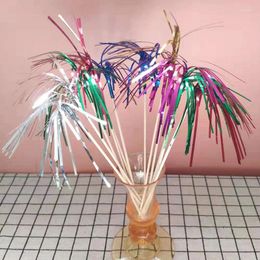 Forks 100Pcs Cocktail Fireworks Drinking Picks Sticks For Halloween Party Decoration Supplies Drink Holiday Stick Ornaments