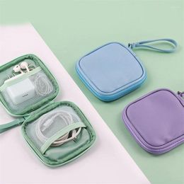 Storage Bags Mini Digital Bag Headphones Case Chargers Data Cables Power Bank Portable Electronic Accessories Organize Travel