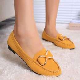 Outdoor Bags Spring Doudou Flat Heel Shoes Casual Single Bow Women's Driving Work