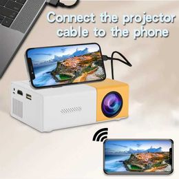 Projectors YG300 projector 15ANSI multimedia 320 * 240 resolution portable small size space saving holiday gift birthday gift J240509