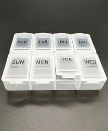 2021 Healthy Care Daily Medicine Pill Box Organizer Sort 8 Days Weekly HolderContainer Tablet Vitamin supplement Storage Cases Tr9937151