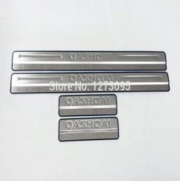 Stainless Steel Scuff Plate Door Sills for 2016 Nissan Qashqai Welcome Pedal Threshold Strip Car Styling Accessories 4 pcsset9571874