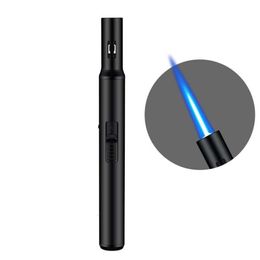 Creative Custom Refillable Mini Pen Gas Unfilled Lighter Wholesale Windproof Jet Flame Torch Lighters