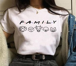 Women Family Vegan We Are Friends Not T Shirt Ulzzang Kawaii Cartoon Tshirt Harajuku 90s Graphic Female Tshirt7643030