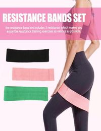 3pcsset 60120LB Resistance Bands Set Pull Rope Cotton Elastic Bands for Fitness Gym Equipment Exercise Yoga Workout Booty Band15108287132