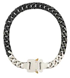 INS 1017 ALYX 9SM Necklace Ceramic Stitching Titanium Steel Buckle Cuban Chain HipHop Tide6525950